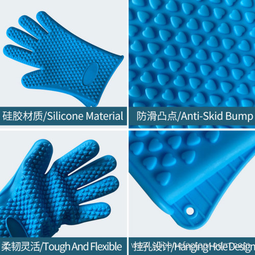 Silicone Gloves Microwave Oven Dishwashing Gloves